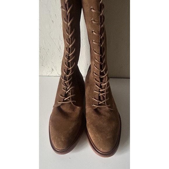 anthropologie seude lace up boots Made In Spain - Picture 9 of 12